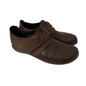 Naot Tane Shoes Women’s Size 7 Brown Leather Buckle Adjustable Strap Comfort